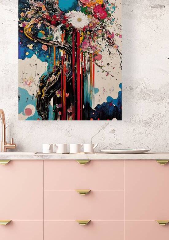 Cosmic Floral Fusion 29H7N 55 by Abstract Rebellion