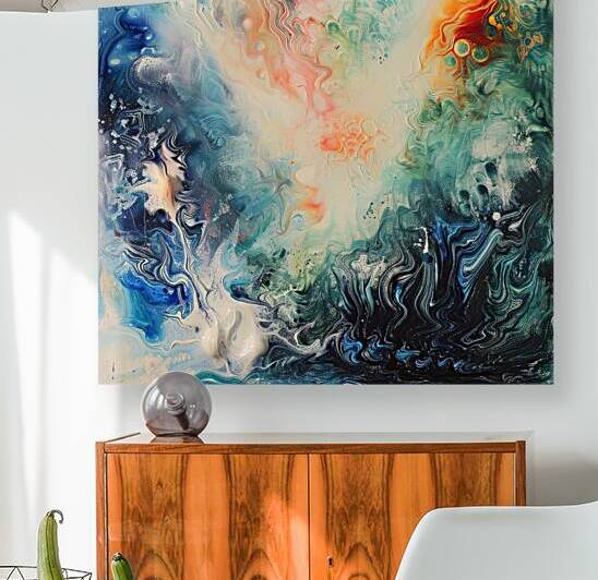Cosmic Fluid Dance H3N2P9 58 by Abstract Rebellion