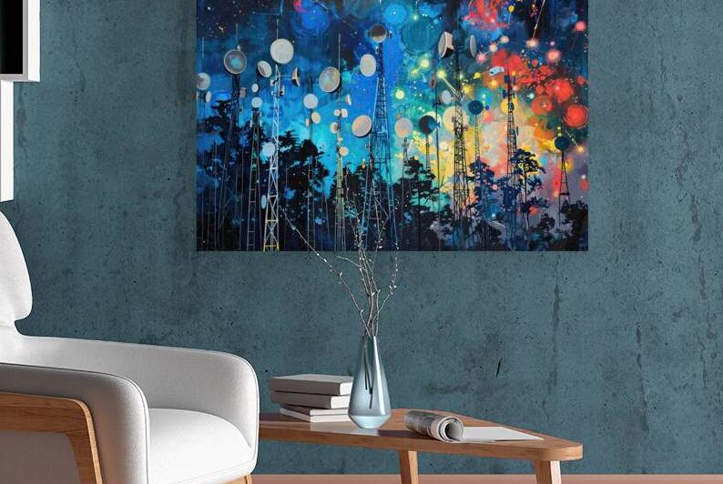 Cosmic Forest Of Signals Z92HNP 60 by Abstract Rebellion