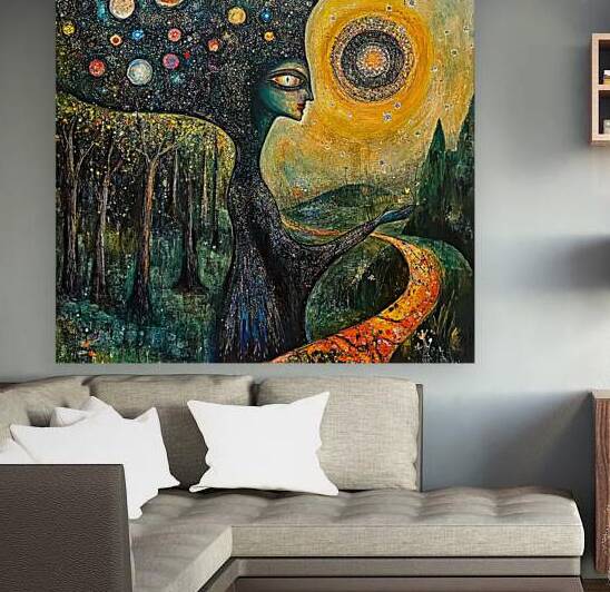 Cosmic Forest Guardian 9J2N3P 60 by Abstract Rebellion