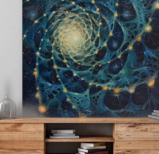 Cosmic Genesis Spiral H9P4N2 60 by Abstract Rebellion