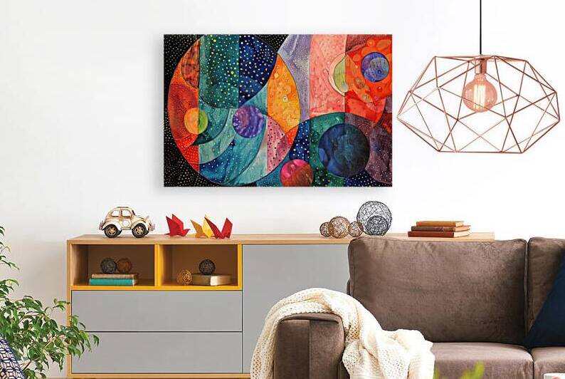Cosmic Harmony Quilt 2PH97D 47 by Abstract Rebellion