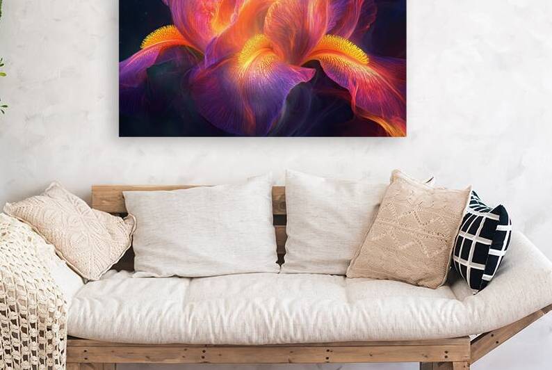 Cosmic Iris Bloom H293NP 63 by Abstract Rebellion