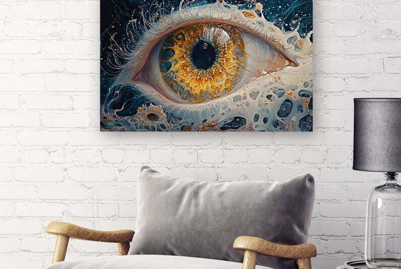 Cosmic Iris Whispers H2N9P4 65 by Abstract Rebellion