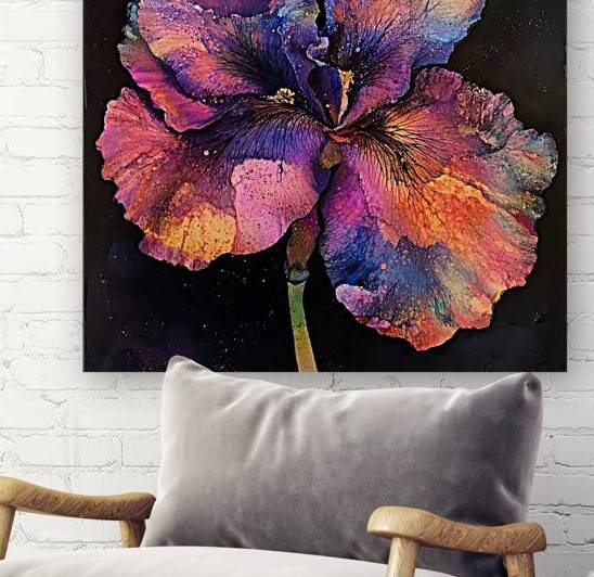 Cosmic Iris Bloom H92P3Z 65 by Abstract Rebellion
