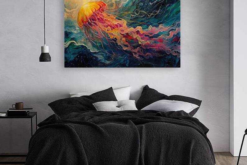Cosmic Jellyfish Drift 92HJ54 60 by Abstract Rebellion