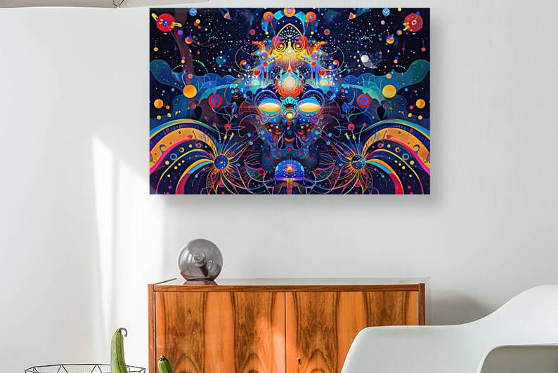Cosmic Mandala 7H29PZ 47 by Abstract Rebellion