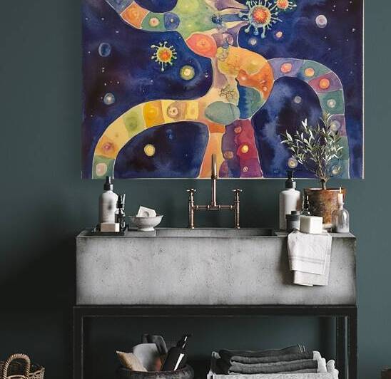 Cosmic Microcosm 58H9N2 47 by Abstract Rebellion