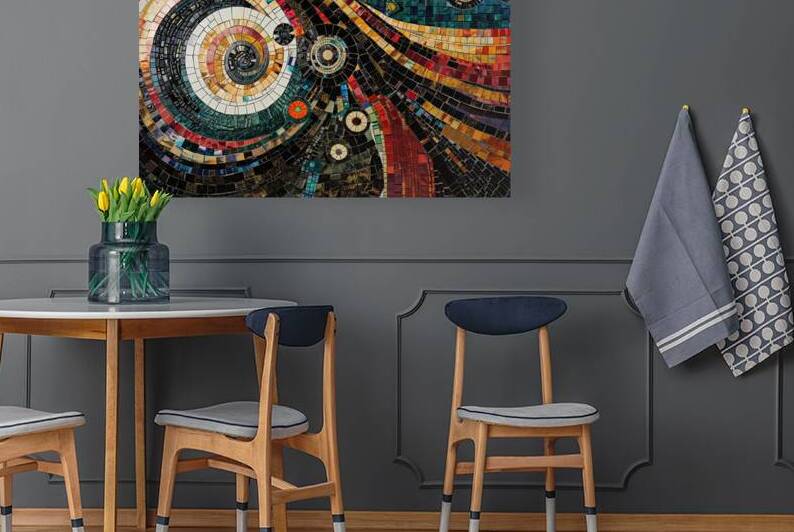 Cosmic Mosaic Swirls 2Y9H7N 58 by Abstract Rebellion