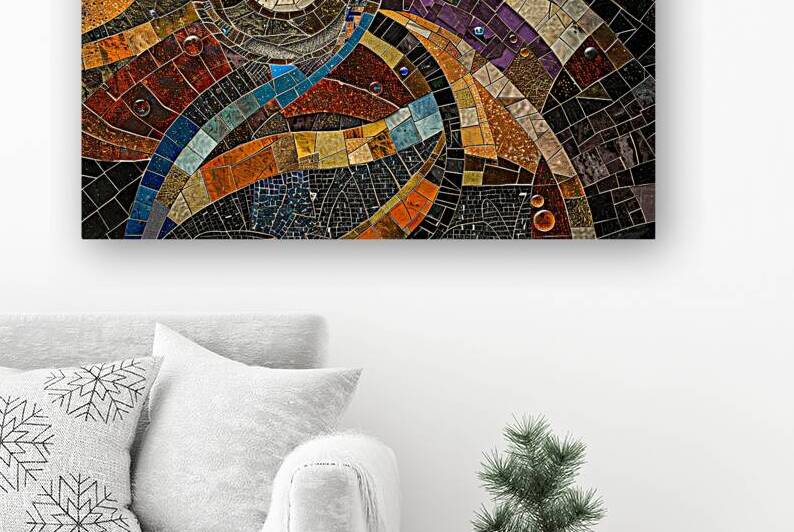 Cosmic Mosaic Swirl H2N9P4 58 by Abstract Rebellion