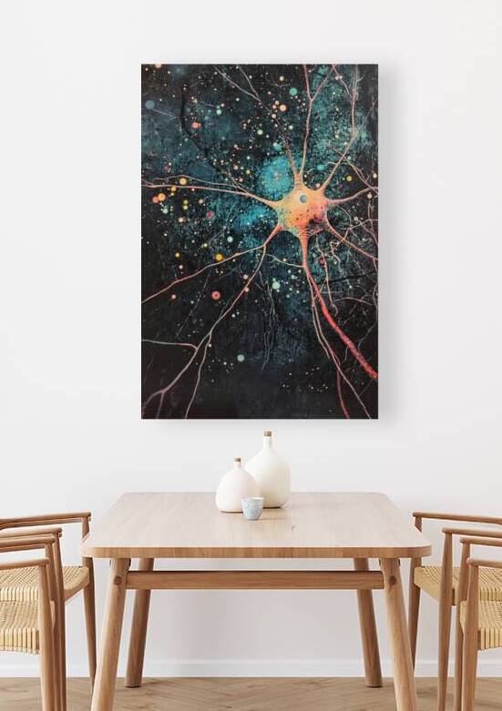 Cosmic Neuron Nexus H2N9P2 62 by Abstract Rebellion