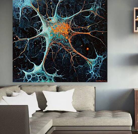Cosmic Neuron Nexus H7P2N9 62 by Abstract Rebellion