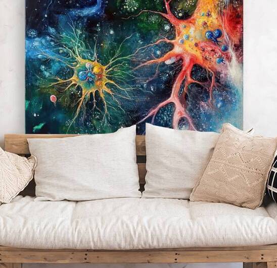 Cosmic Neurons Intertwined 78H4N2 57 by Abstract Rebellion