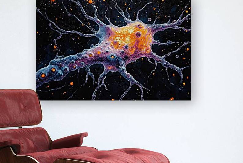 Cosmic Neuron Nexus H29P3Z 62 by Abstract Rebellion
