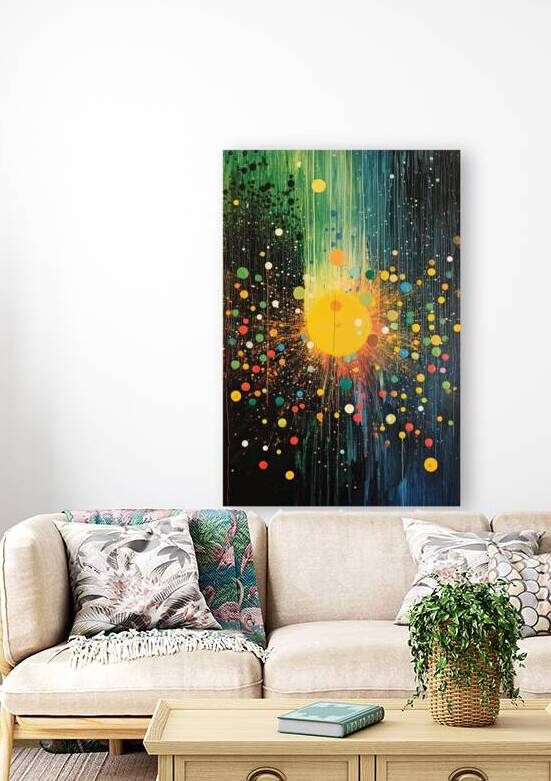 Cosmic Rain Genesis 92HKJ 55 by Abstract Rebellion
