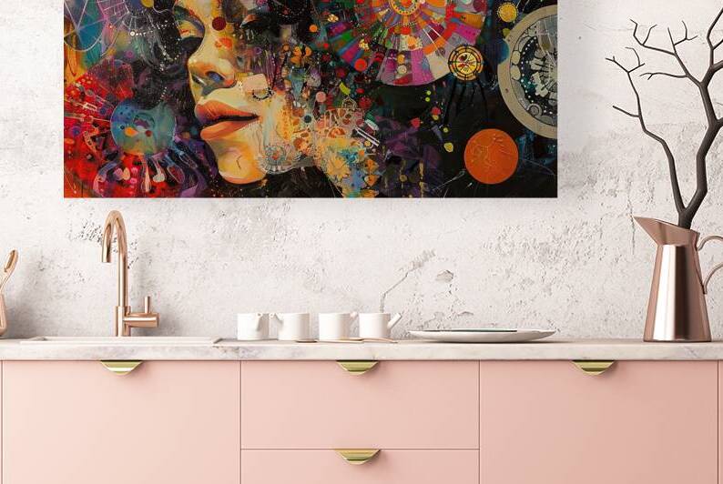 Cosmic Reverie Face 92HJ8N 63 by Abstract Rebellion