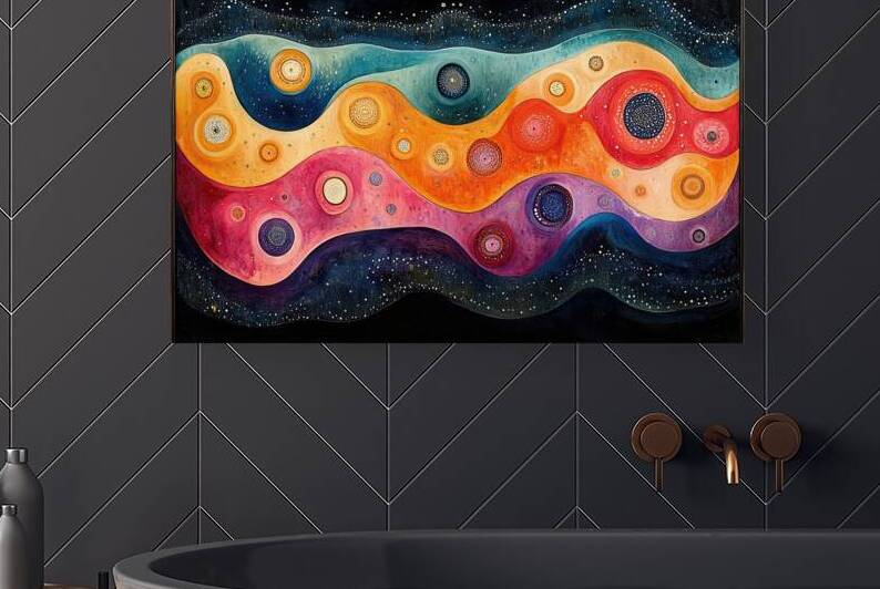 Cosmic River Flows H29NQP 55 by Abstract Rebellion