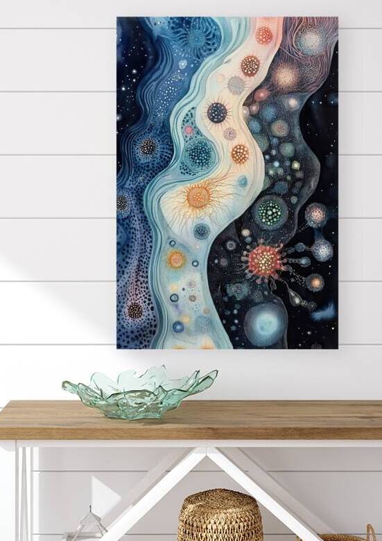 Cosmic River Flows H29N3Z 55 by Abstract Rebellion