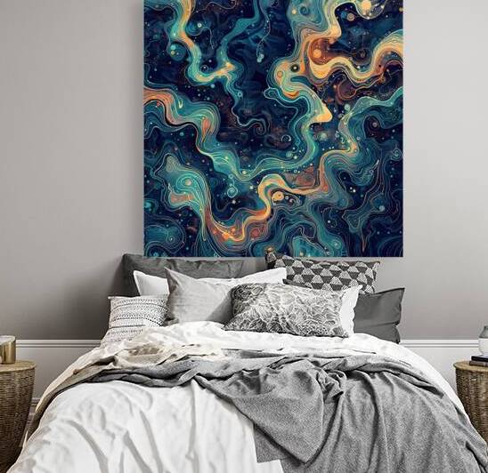 Cosmic River Flows 7H3N2P 58 by Abstract Rebellion