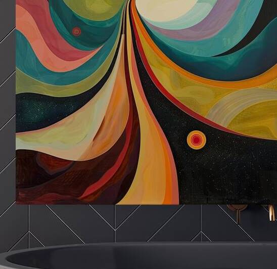 Cosmic River Flows H3N9P2 57 by Abstract Rebellion