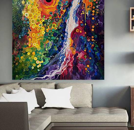 Cosmic River Flows H7P2N 52 by Abstract Rebellion