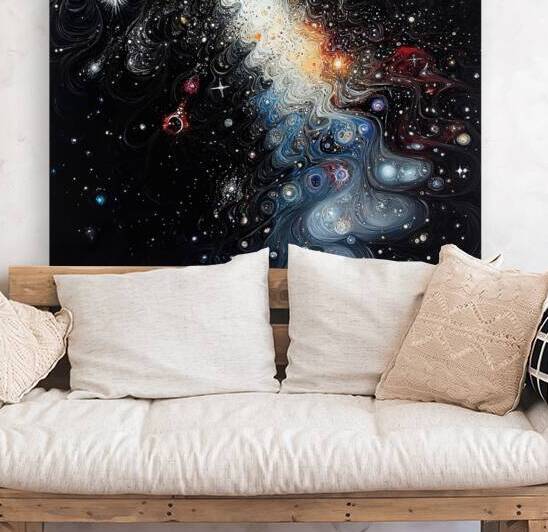 Cosmic River Flows Y7H9N2 55 by Abstract Rebellion