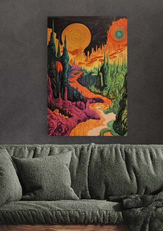 Cosmic River Flows H7P3N 60 by Abstract Rebellion