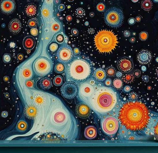 Cosmic River Flow H7N3P2 52 by Abstract Rebellion