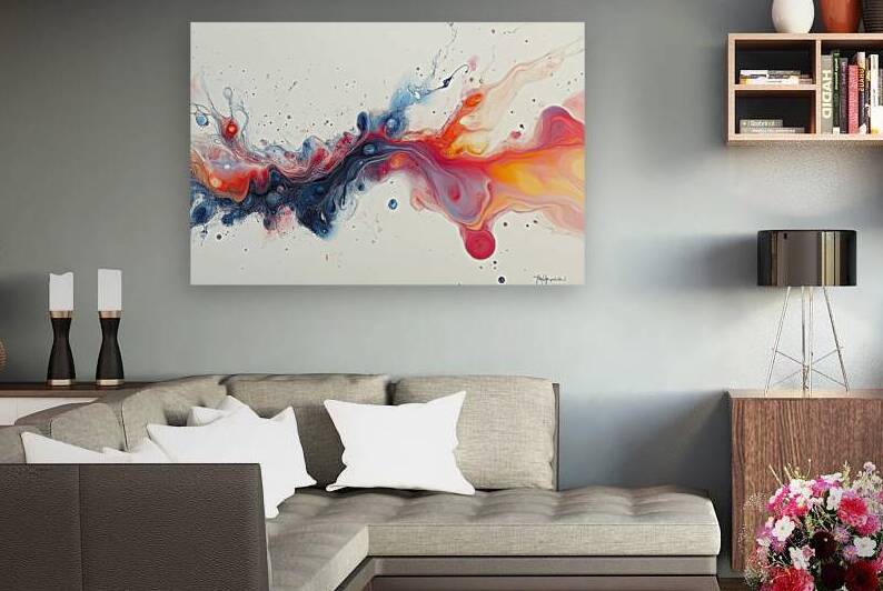 Cosmic River Flow H3N9P2 47 by Abstract Rebellion