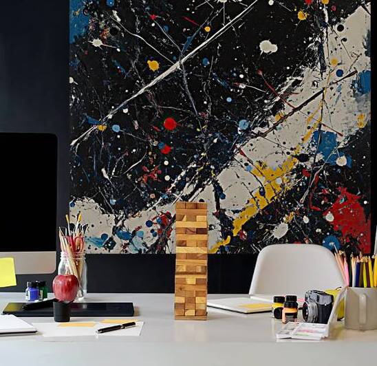 Cosmic Splatter Dance H2N3P9 57 by Abstract Rebellion