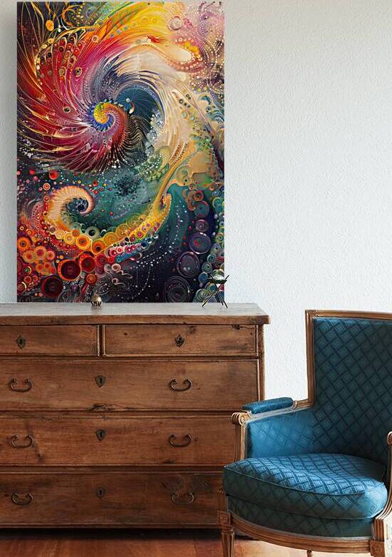 Cosmic Swirls Embrace Y59H7N 60 by Abstract Rebellion