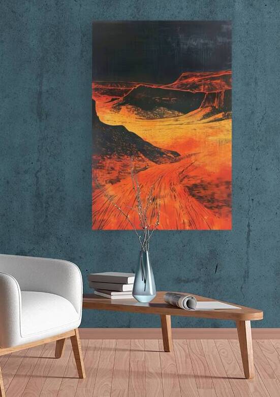 Crimson Canyon 8H29P7 45 by Abstract Rebellion