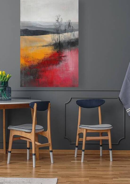 Crimson Horizon Echoes Y29N7 57 by Abstract Rebellion