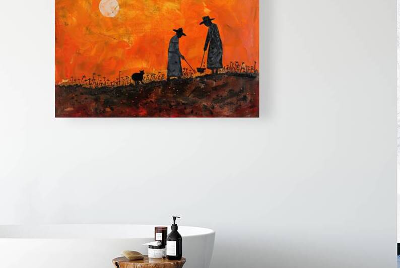 Crimson Harvest Moon J8H3N9 57 by Abstract Rebellion