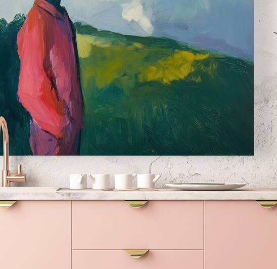 Crimson Horizon Contemplation J9H2N3 55 by Abstract Rebellion