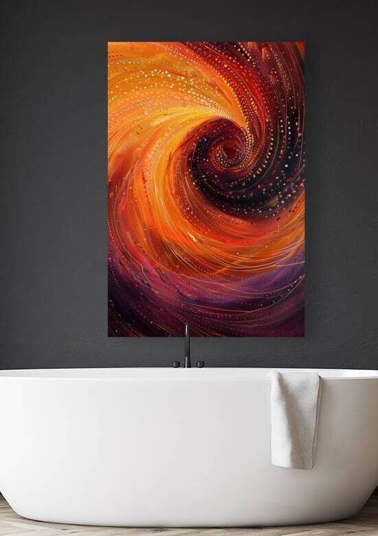 Cosmic Swirl Inferno H92D3N 47 by Abstract Rebellion