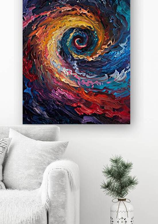 Cosmic Swirl Embrace H9P4N2 63 by Abstract Rebellion