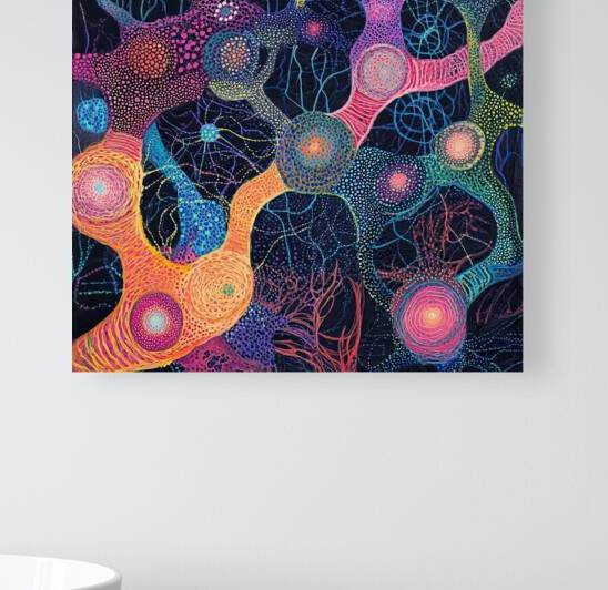 Cosmic Synapses Glowing 74B2H 57 by Abstract Rebellion