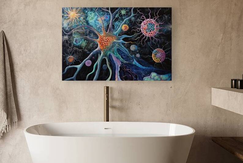 Cosmic Synapse Nexus 9P3N2H 60 by Abstract Rebellion