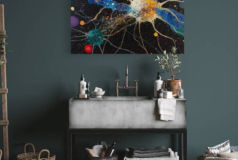 Cosmic Synapse Fire HZ92N 52 by Abstract Rebellion