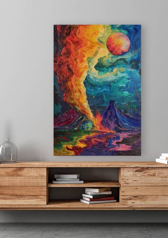Cosmic Volcano Eruption H29P3N 60 by Abstract Rebellion