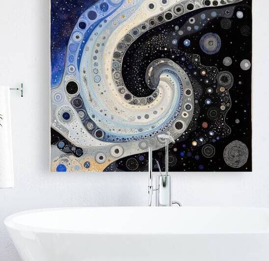 Cosmic Whirlpool Dance H9P4N2 60 by Abstract Rebellion
