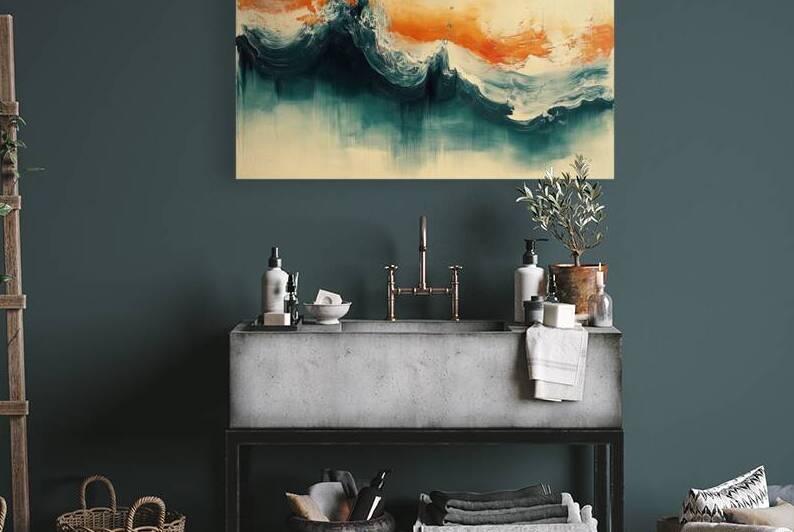 Crest of Azure Wave H3N5P2 51 by Abstract Rebellion