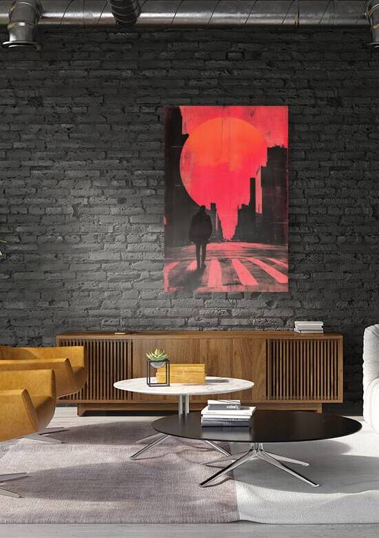 Crimson City Walk Z92HJA 55 by Abstract Rebellion