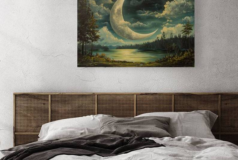 Crescent Moon Lake 92HJ8P 60 by Abstract Rebellion