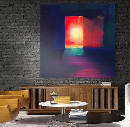 Crimson Aperture NZ92HJ 55 by Abstract Rebellion
