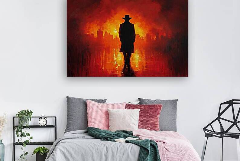 Crimson City Walk H92D3N 60 by Abstract Rebellion