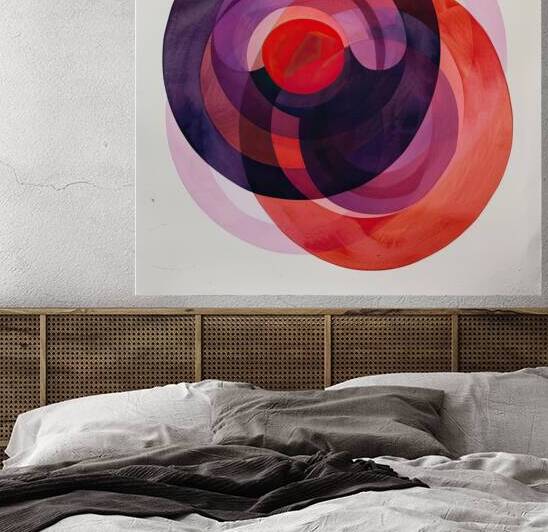 Crimson Concentricity 7H29P4 45 by Abstract Rebellion