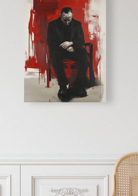 Crimson Contemplation H3N5B2 55 by Abstract Rebellion
