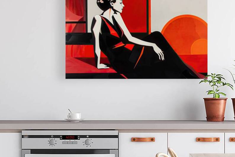 Crimson Contemplation A7H2N9 48 by Abstract Rebellion
